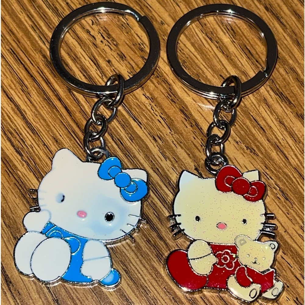 Hello Kitty Keychains Set Of 2